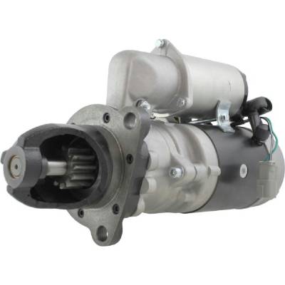 Rareelectrical - New 24V 12T Starter Motor Compatible With Komatsu Excavator Pc650 Pc750 6D140 6D170 600-813-4670 - Image 2