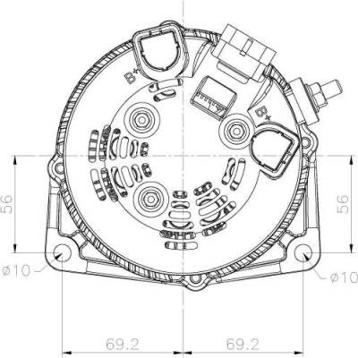 Rareelectrical - New High Output 280 Amp Alternator Compatible With 2002-2006 Chevrolet Avalanche Gmc Sierra 1500 - Image 8