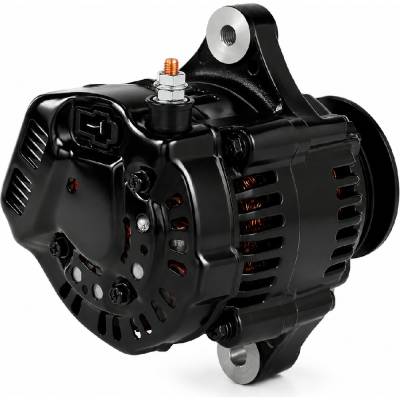 Rareelectrical - 12V 70A Mini Race Alternator Fits Street Rod Hot Rod Custom - Image 3