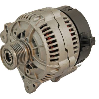 Rareelectrical - New 12V 120A Alternator Internal Fan Regulator Clutch Pulley Compatible With 1996-2004 Volkswagen - Image 2