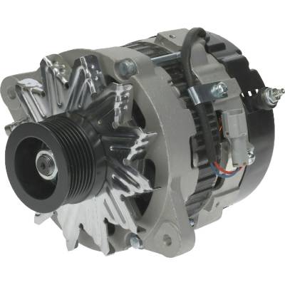 Rareelectrical - New 24V 50 Amp Alternator With Pulley Compatible With Takeuchi Tb1140 Case Cx130blc John Deere 135D - Image 2