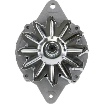 Rareelectrical - New 50A 12V Alternator External Fan Ir Compatible With Hyster Forklift Isuzu 4Bd1 3.9L 4-Cyl Diesel - Image 1