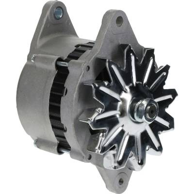 Rareelectrical - New 50A 12V Alternator External Fan Ir Compatible With Hyster Forklift Isuzu 4Bd1 3.9L 4-Cyl Diesel - Image 3