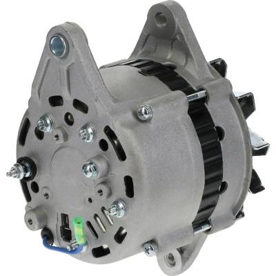 Rareelectrical - New 50A 12V Alternator External Fan Ir Compatible With Hyster Forklift Isuzu 4Bd1 3.9L 4-Cyl Diesel - Image 7