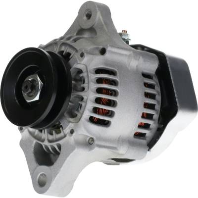 Rareelectrical - New 16 Volt 55A Style 93Mm Race Alternator 1-Wire Ir/If V-Belt Pulley Compatible With Race Car - Image 2