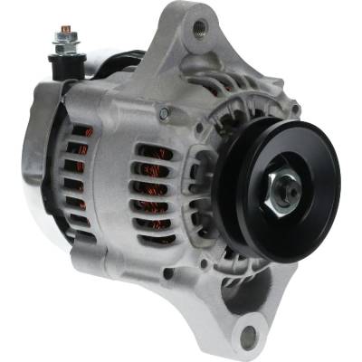 Rareelectrical - New 16 Volt 55A Style 93Mm Race Alternator 1-Wire Ir/If V-Belt Pulley Compatible With Race Car - Image 3
