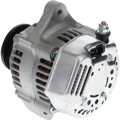 Rareelectrical - New 16 Volt 55A Style 93Mm Race Alternator 1-Wire Ir/If V-Belt Pulley Compatible With Race Car - Image 6