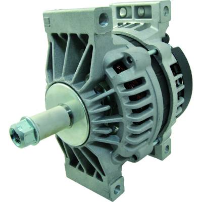 Rareelectrical - 12V 220A Alternator Pad Mount Right Side Compatible With Cummins Isx Isl Ism Isc Heavy-Duty Truck - Image 2