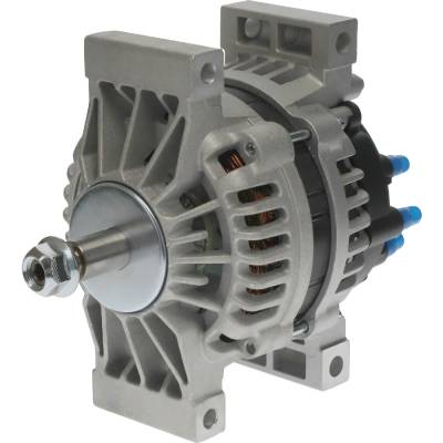 Rareelectrical - New 24 Volt 110A Alternator 28Si Quad Pad Mount Self-Excited 1-Wire Compatible With Cummins - Image 2
