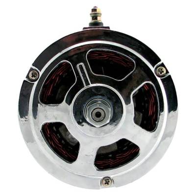 Rareelectrical - 12V 85A High Output Chrome Alternator Fits Volkswagen Beetle - Image 1