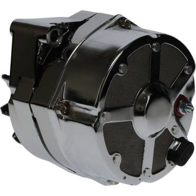 Rareelectrical - 12V 105A Chrome Alternator Fits 1970-1977 Mercruiser 255 - Image 7