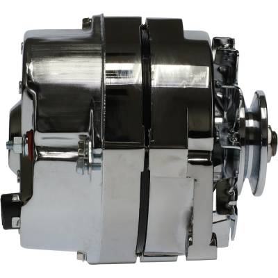 Rareelectrical - 12V 105A Chrome Alternator Fits 1973-1976 Mercruiser 120 - Image 4