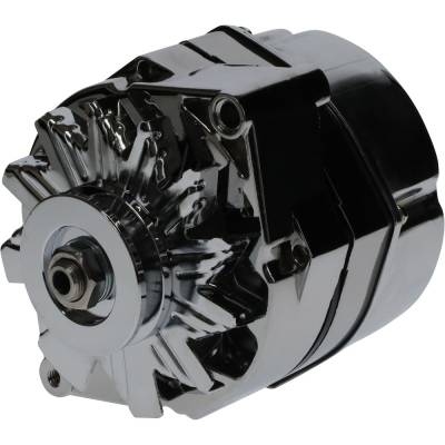 Rareelectrical - 12V 105A Chrome Alternator Fits 1977-1982 Mercruiser Mie - Image 3