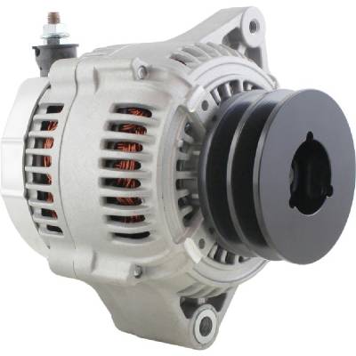 Rareelectrical - 12V 120 Amp Alternator Compatible With 2005-2009 Komatsu Wa65-5 Wa70-5 Wa80-5 Wa100m-5 4D95l 3.3L - Image 2