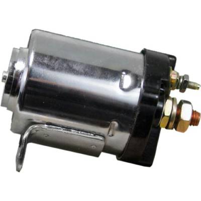 Rareelectrical - New Starter Solenoid Full Length Stud Compatible With 1965-1988 Harley-Davidson Big Twin Fl Flh Fx - Image 3