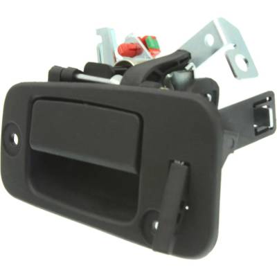 Rareelectrical - Left Rear Interior Door Handle Compatible With 2007-2013 Chevrolet Silverado Gmc Sierra Textured - Image 2