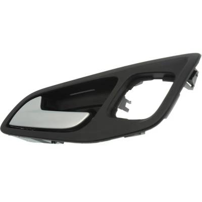 Rareelectrical - Front Left (Driver Side) Interior Door Handle Compatible With 2013-2016 Ford Escape Black Bezel With - Image 2