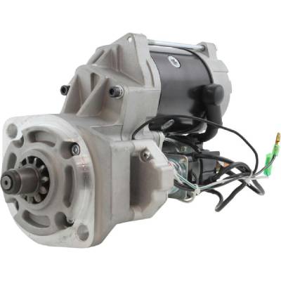 Rareelectrical - New 24V Cw 11Tooth Starter Motor Compatible With Hitachi 0-24000-3123 02-24-3003 0240003123 - Image 2
