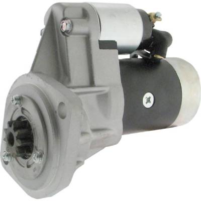 Rareelectrical - New 12V 9T Starter Compatible With Isuzu Mustang Skid Steer 8970848770 S13-111 8944104090 - Image 2