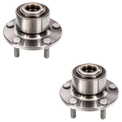 Rareelectrical - 2-Pack Front Hub Assembly Abs Compatible With Mazda 3 2004-2008 2.0L 2.3L L4 5 Lug 36-Spline Pair - Image 2