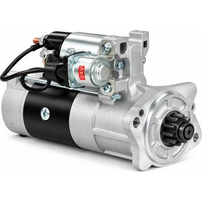 Rareelectrical - New 24V Cw Starter Compatible With Mitsubishi Forklift Fd-38 Fd-40D Fd-40D2 M8t60372 M8t60373 - Image 2