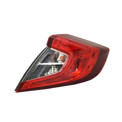Rareelectrical - New Outer Right Tail Light Fits Honda Civic 2016-2017 33500-Tba-A01 Ho2805110 - Image 1
