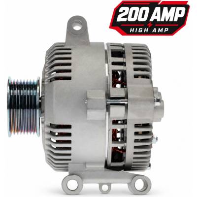 Rareelectrical - New Alternator High Amp 200 Amp Compatible With 92 04 Ford F-Series Pickup 334-2253 334-2254 - Image 2
