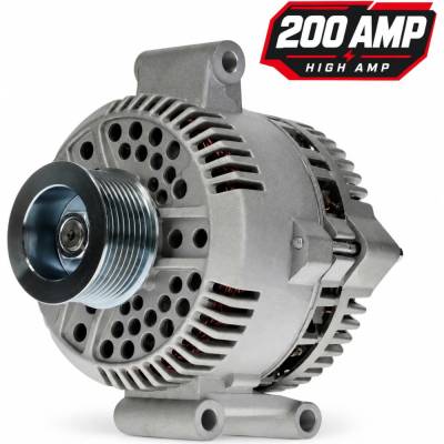 Rareelectrical - New Alternator High Amp 200 Amp Compatible With 92 04 Ford F-Series Pickup 334-2253 334-2254 - Image 3