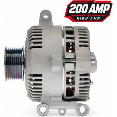 Rareelectrical - New Alternator High Amp 200 Amp Compatible With 92 04 Ford F-Series Pickup 334-2253 334-2254 - Image 5